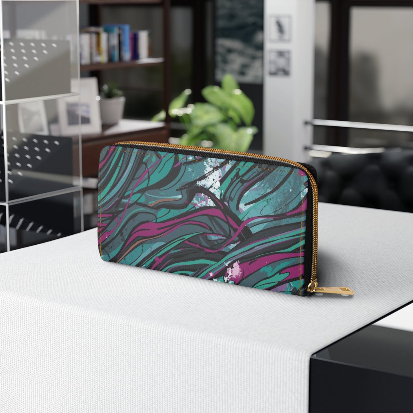 💎✨ Mystical Magic: The Enchanted Zippered Wallet of Elegance & Wonder 🔮💖🌙