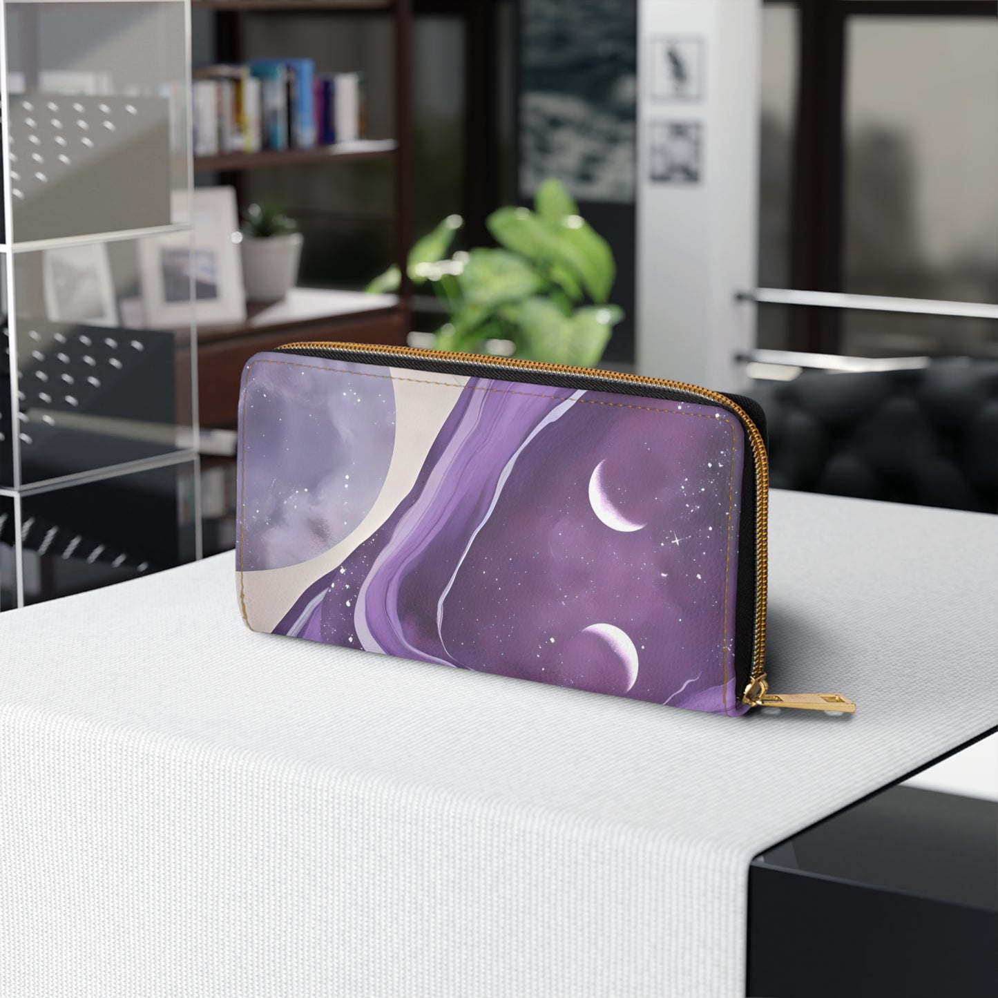 💎✨ Mystical Magic: The Enchanted Zippered Wallet of Elegance & Wonder 🔮💖🌙