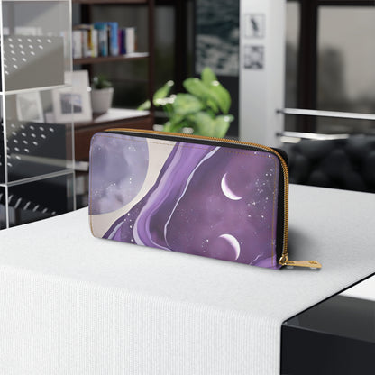 💎✨ Mystical Magic: The Enchanted Zippered Wallet of Elegance & Wonder 🔮💖🌙