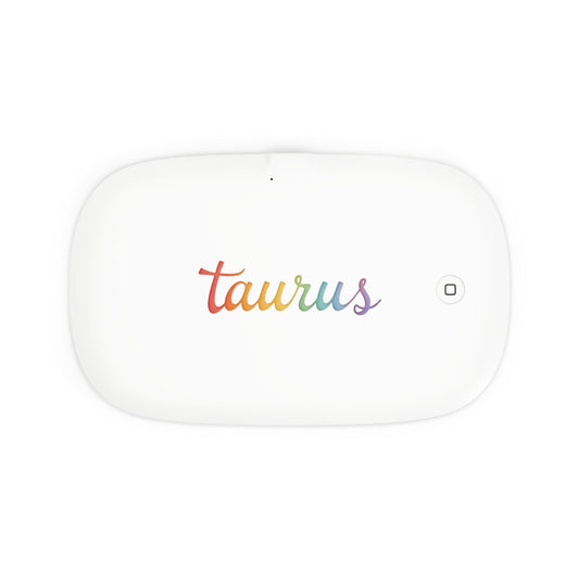 ♉ Aurora UV Phone Sanitizer & Fast Wireless Charging Pad – Taurus Edition 🌿♉