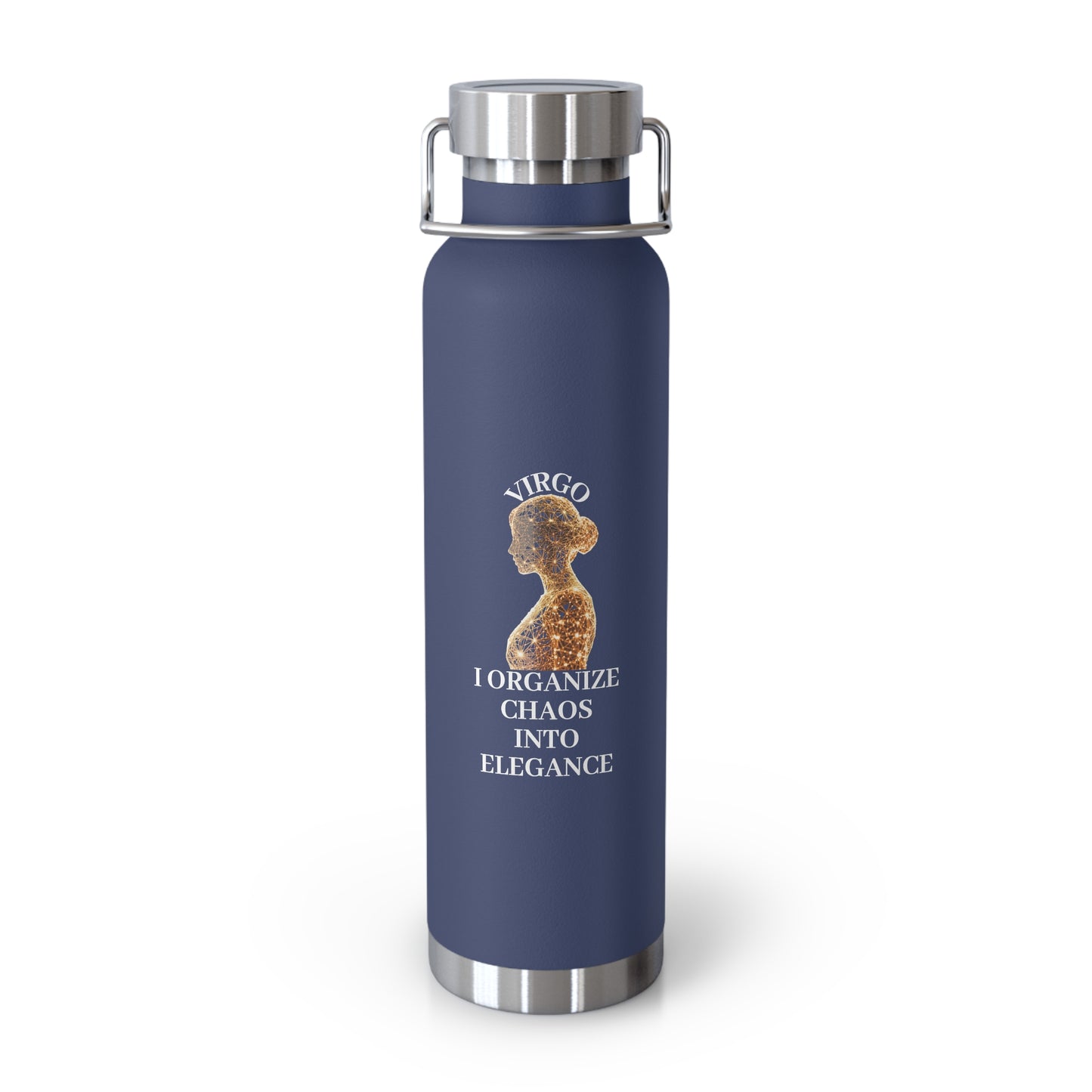 ✨🔮 Enchanted Virgo Copper Insulated Bottle – 22oz of Temperature Magic! 🔮✨
