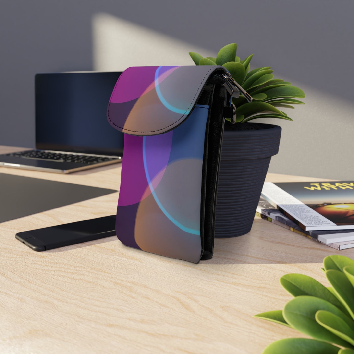 👜🌟 The Razzle-Dazzle Pocket Prism™ Cell Phone Wallet ✨💼🌈