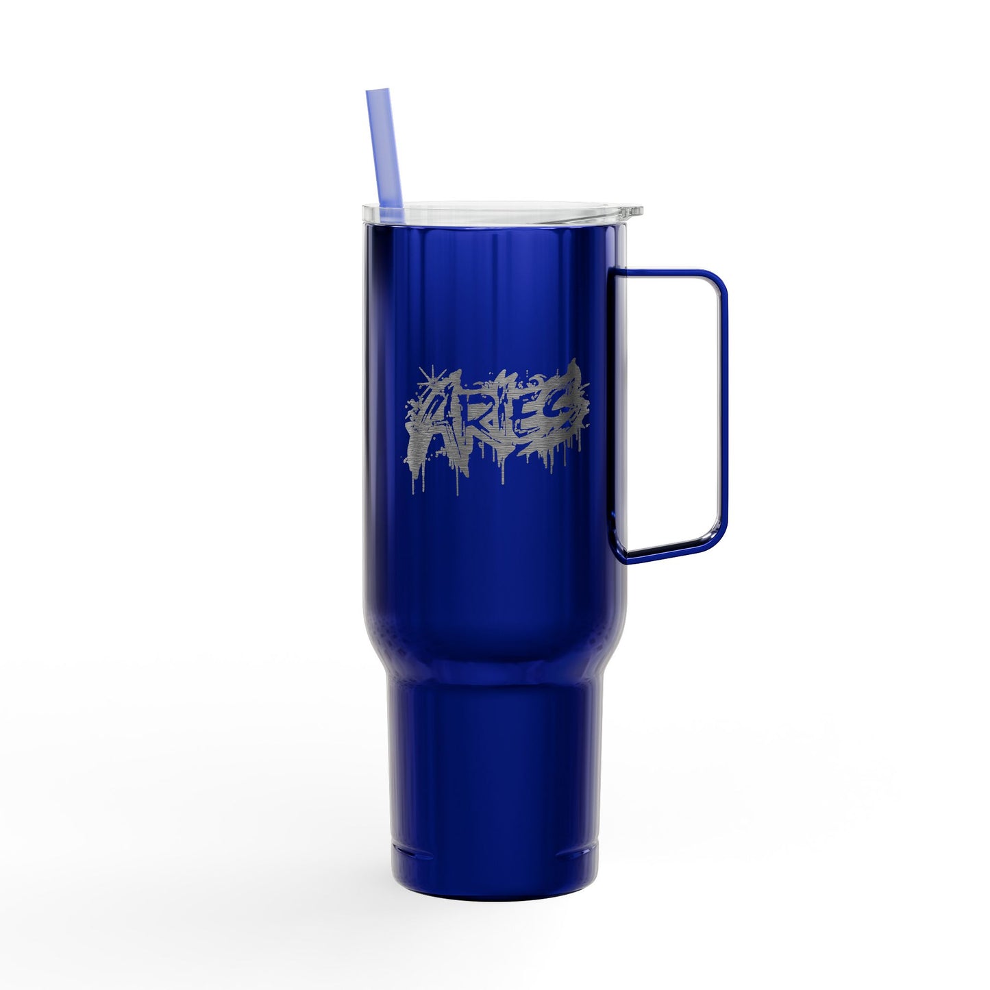 Cosmic Aries Signatures ✨ 40oz Engraved Zodiac Tumbler