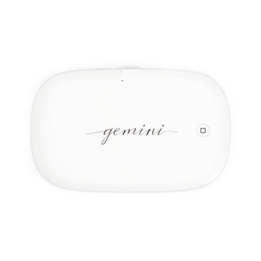 ♊ Aurora UV Phone Sanitizer & Fast Wireless Charging Pad – Gemini Edition 🌬️♊