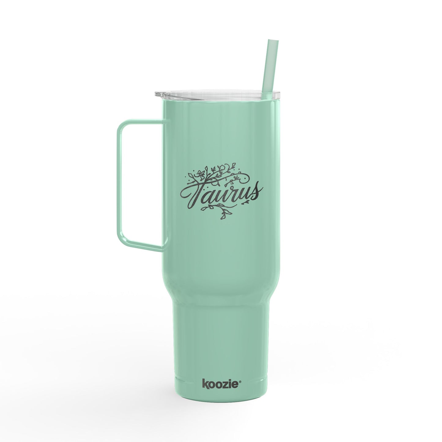 Cosmic Taurus Signatures ✨ 40oz Engraved Zodiac Tumbler