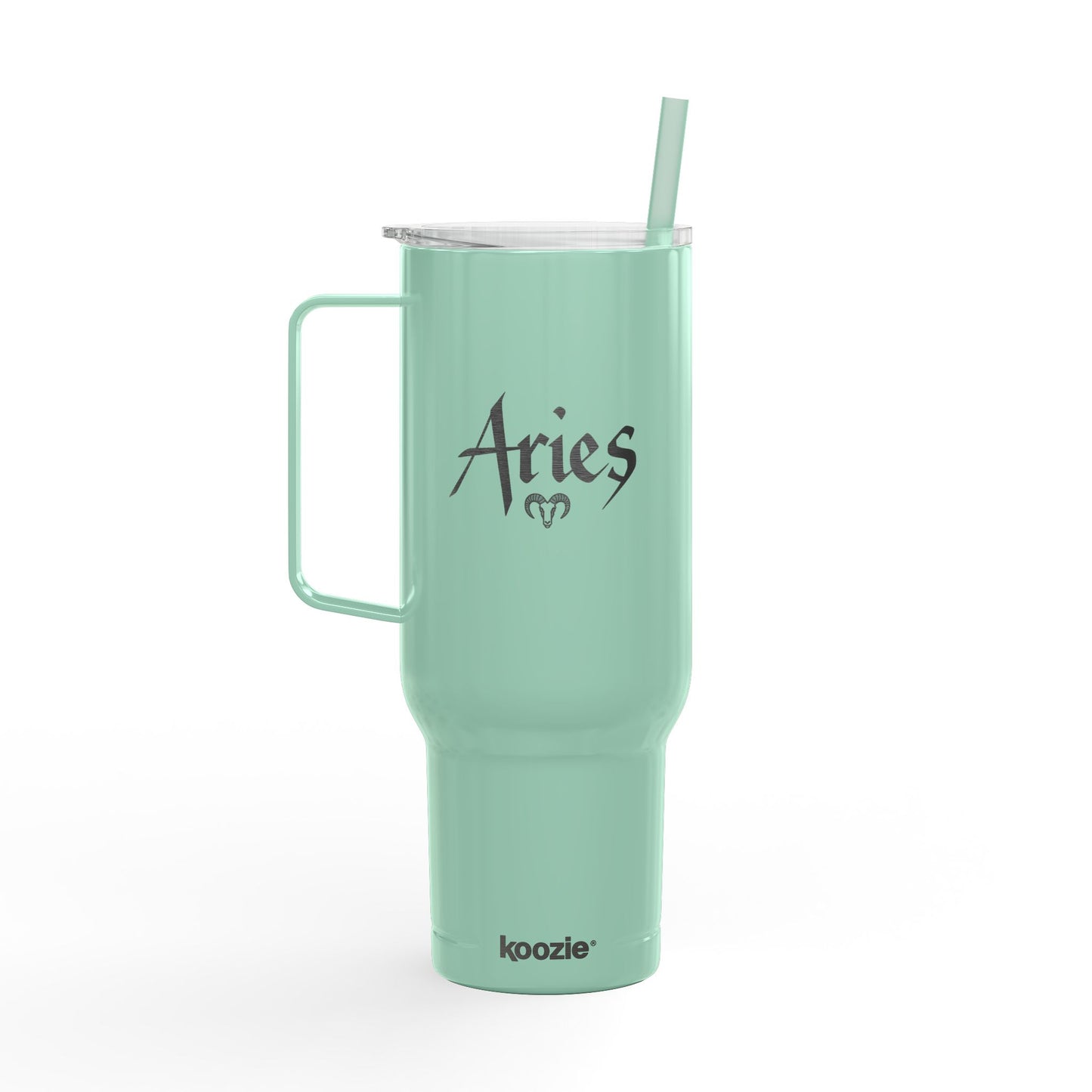 Cosmic Aries Signatures ✨ 40oz Engraved Zodiac Tumbler