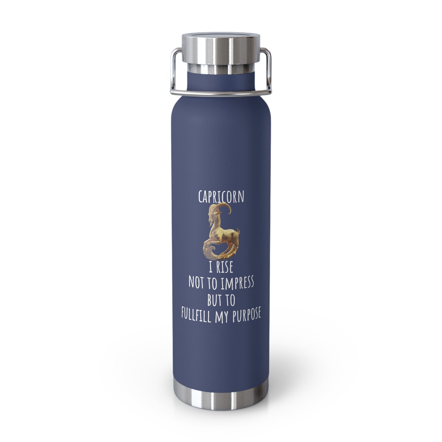 ✨🔮 Enchanted Capricorn Copper Insulated Bottle – 22oz of Temperature Magic! 🔮✨