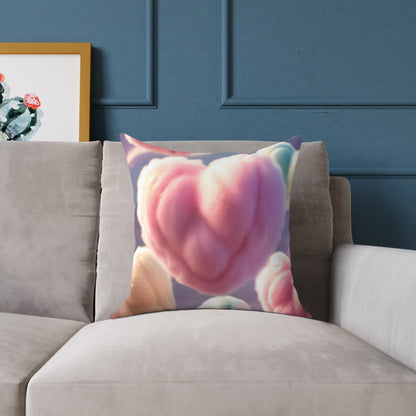 Love in Bloom: Enchanted Decorative Pillow for a Cozy Touch