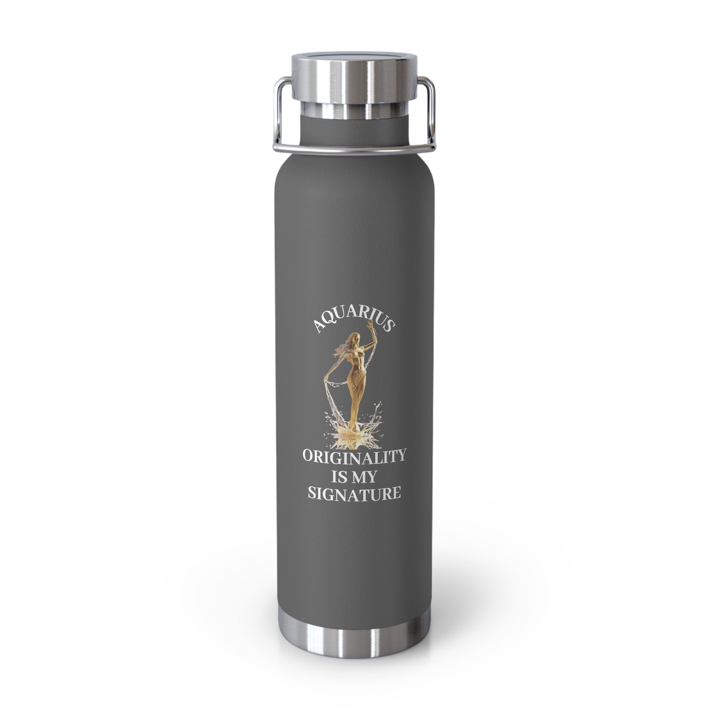 ♒ Aquarius Statement Bottle | The Enchanted Vessel™ Collection