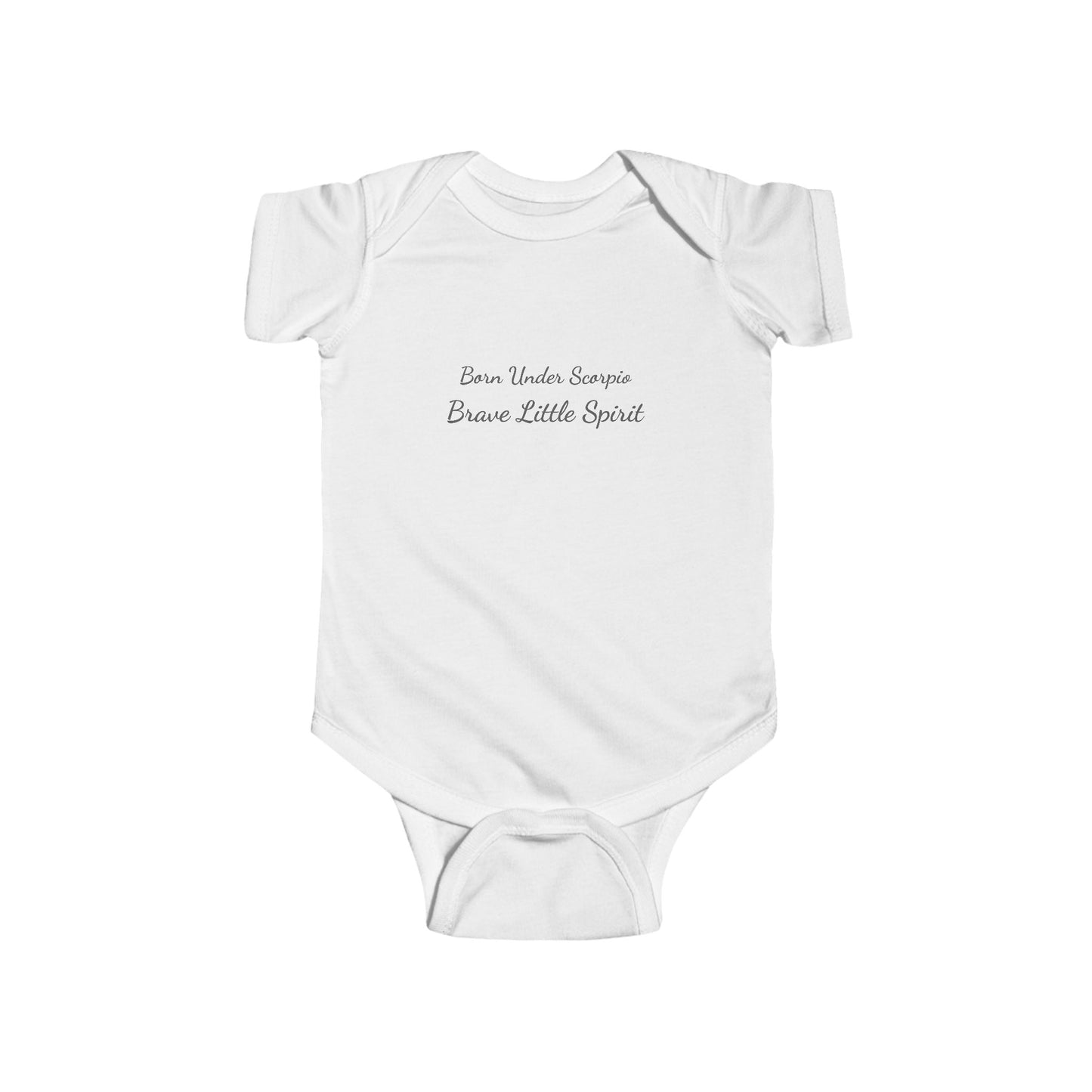 💫 The Born Under™ Collection – Scorpio Edition 💫 Brave Little Spirit Infant Onesie