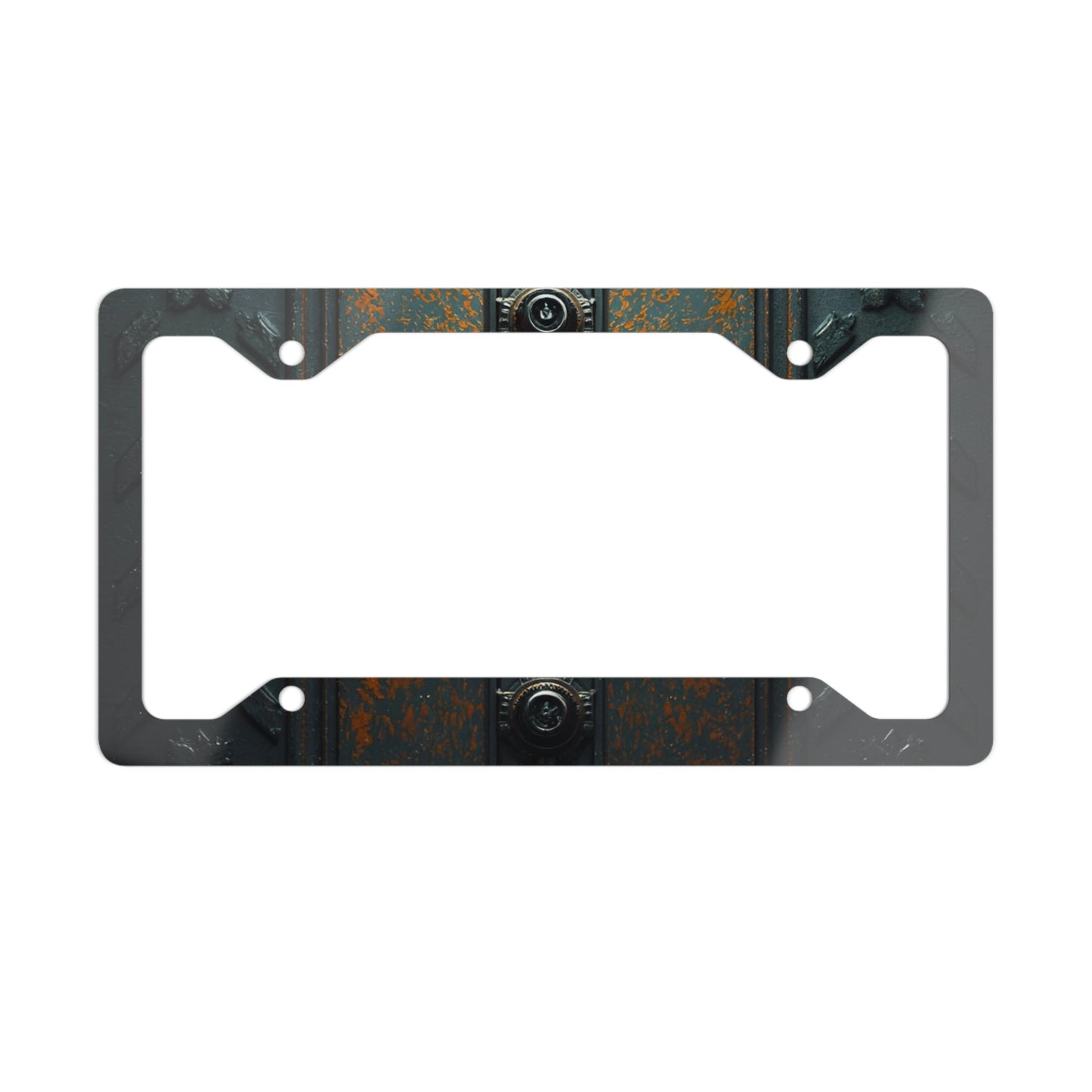 ✨🚗 The Enchanted Drive: Glossed Glory License Plate Frame – Luxury Custom Metal Accent 💎🌙