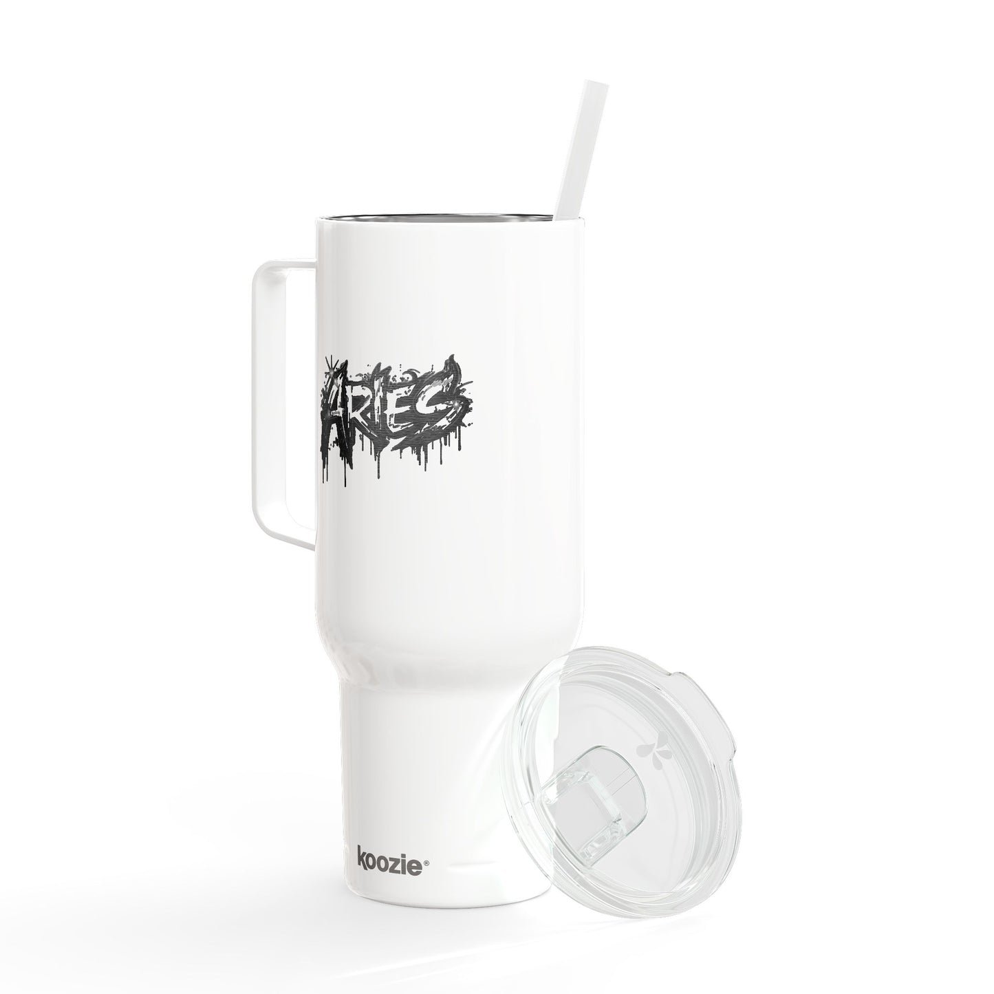 Cosmic Aries Signatures ✨ 40oz Engraved Zodiac Tumbler