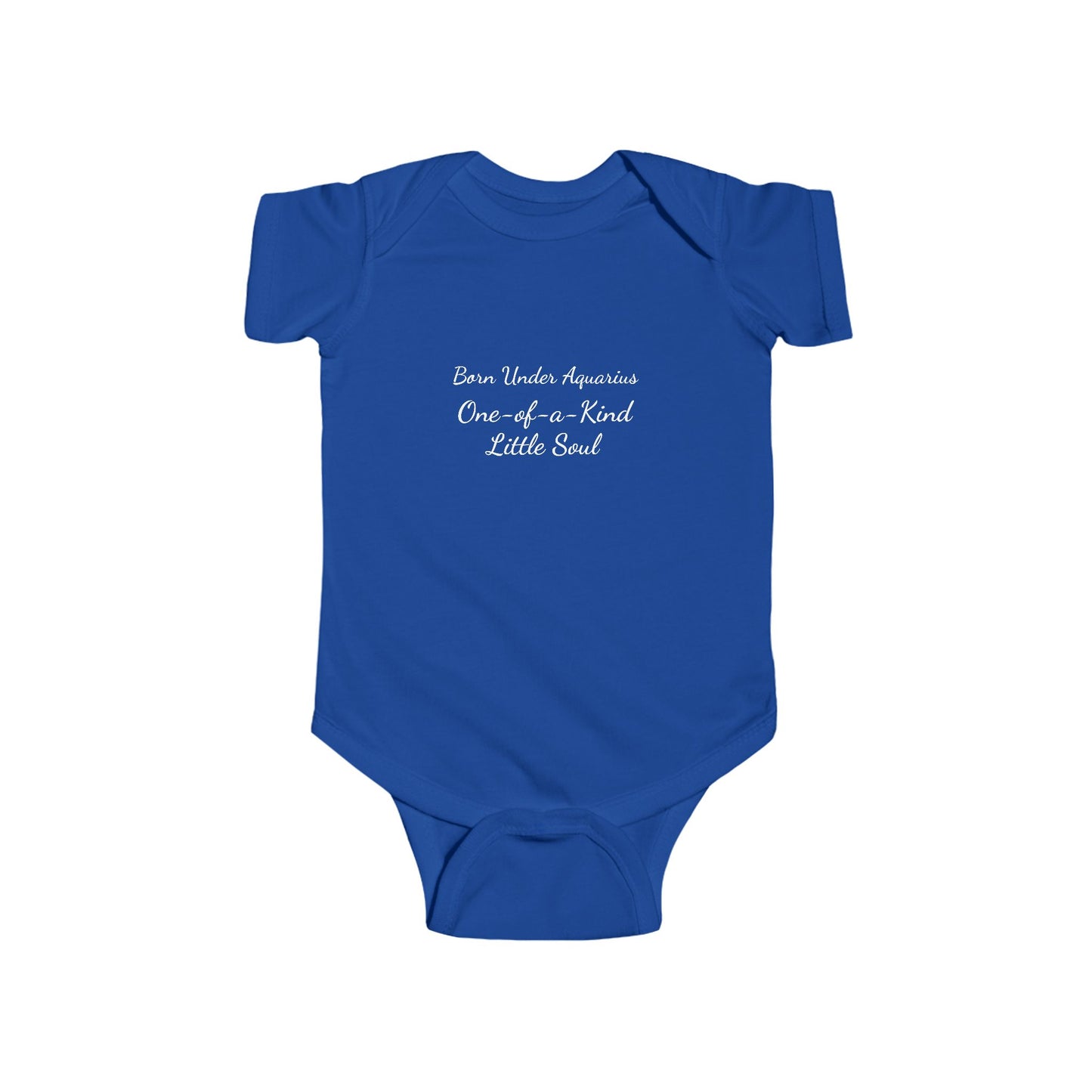 💫 The Born Under™ Collection – Aquarius Edition 💫 One-of-a-Kind Little Soul Infant Onesie