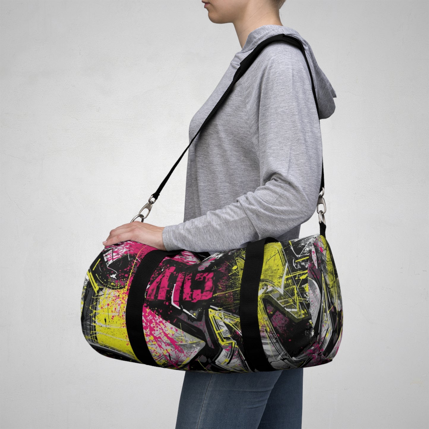 The Razzle-Dazzle Duffle Bag – One-of-a-Kind Design 🎨🔥