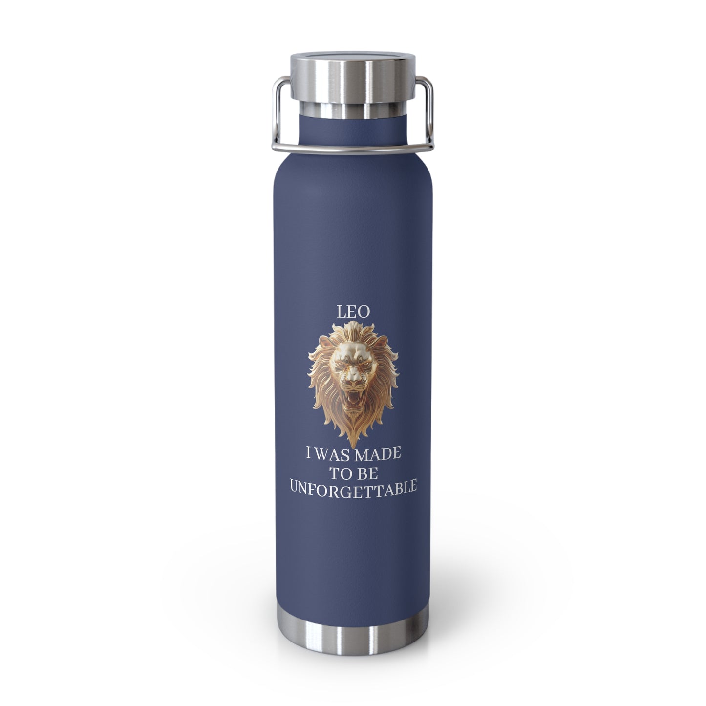 Copy of ✨🔮 Enchanted Leo Copper Insulated Bottle – 22oz of Temperature Magic! 🔮✨