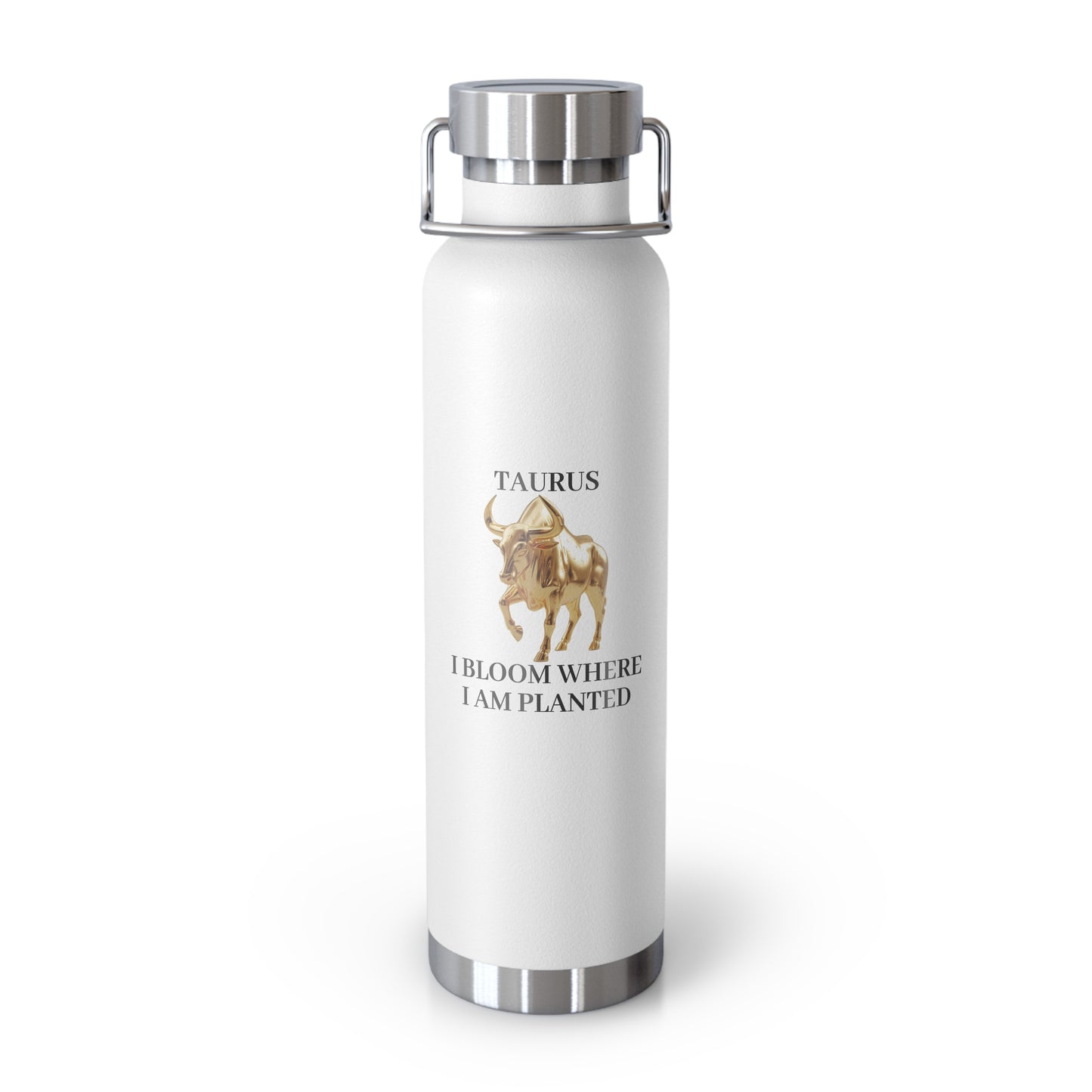 ✨🔮 Enchanted Taurus Copper Insulated Bottle – 22oz of Temperature Magic! 🔮✨