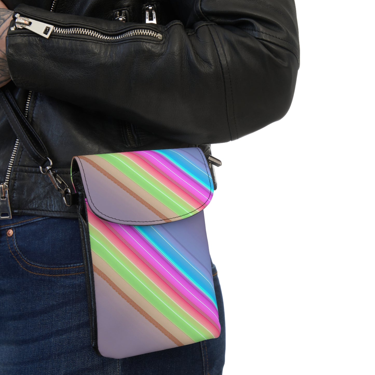👜🌟 The Razzle-Dazzle Pocket Prism™ Cell Phone Wallet ✨💼🌈