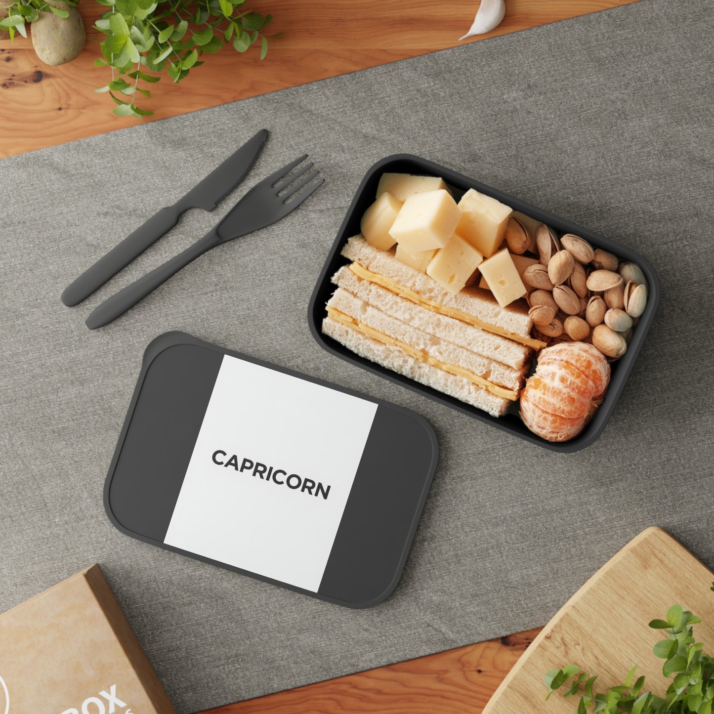 ♑🍱✨ Capricorn Enchanted Bento Box Set – One-of-a-Kind Kitchen Essential 🏔️💫