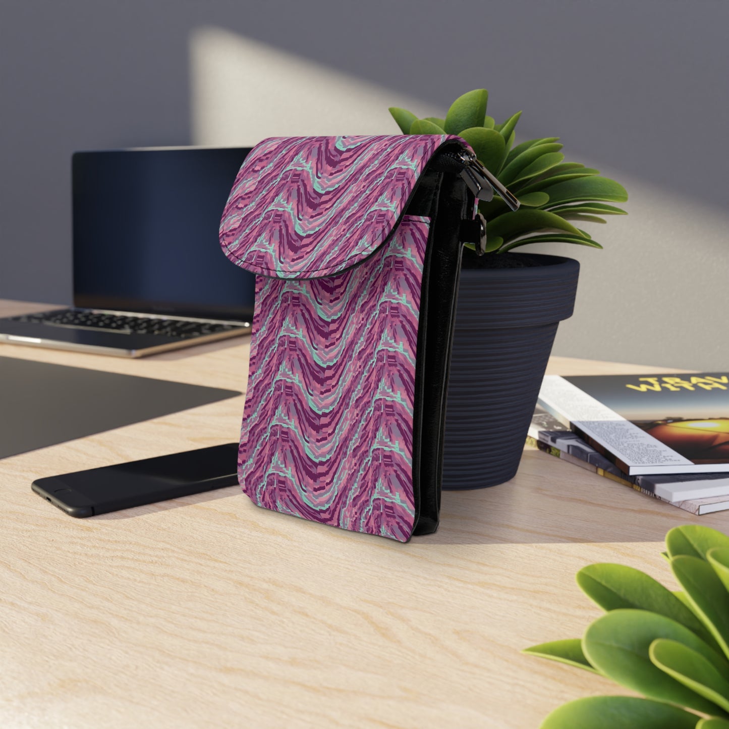 👜🌟 The Razzle-Dazzle Pocket Prism™ Cell Phone Wallet ✨💼🌈