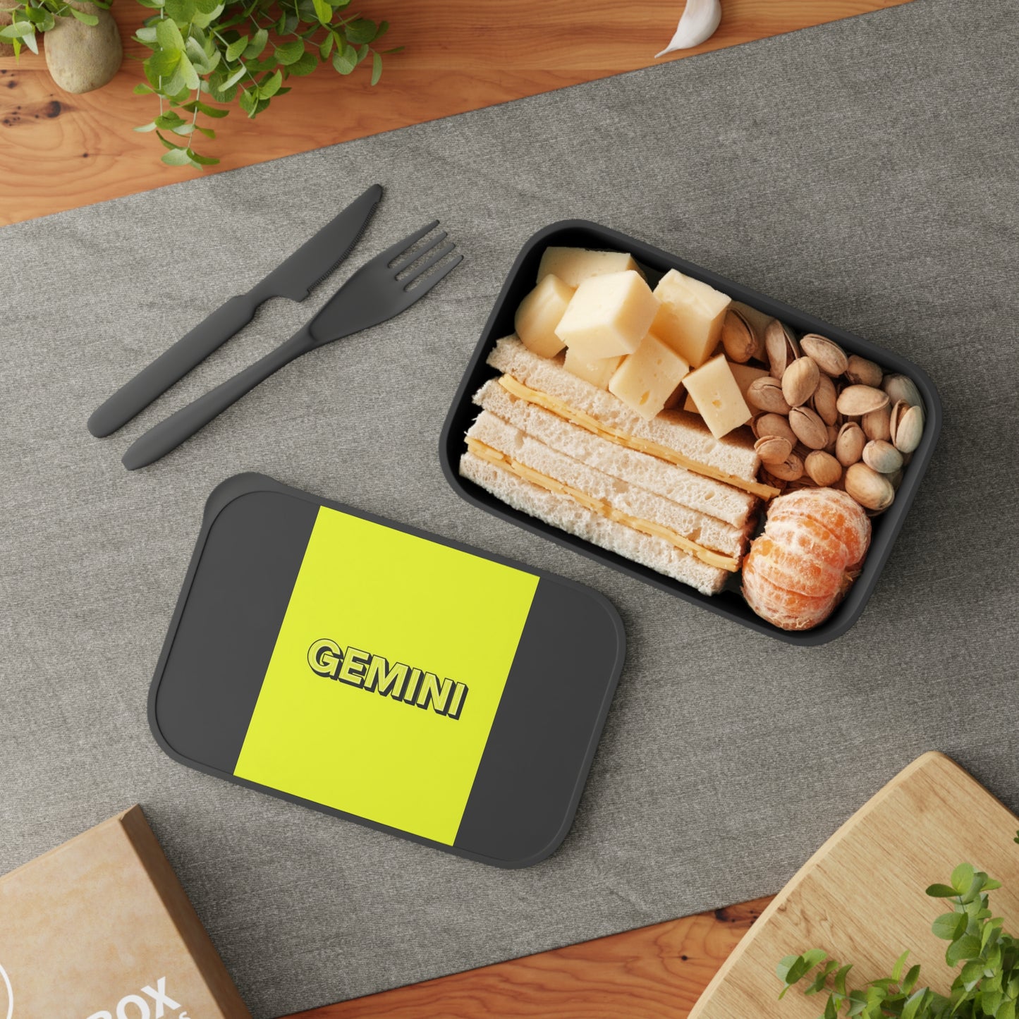 ♊🍱✨ Gemini Enchanted Bento Box Set – One-of-a-Kind Kitchen Essential ⚡💫