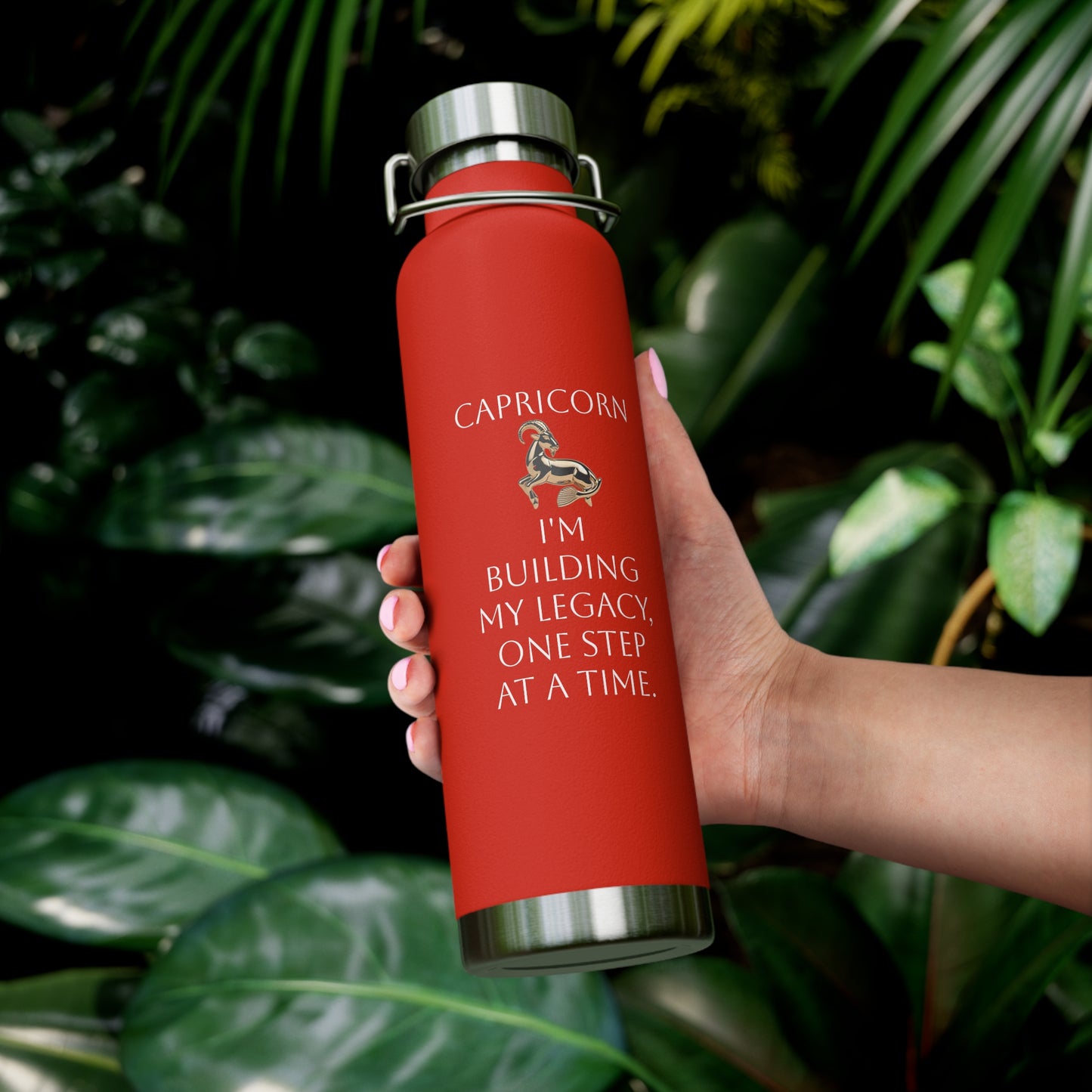 ✨🔮 Enchanted Capricorn Copper Insulated Bottle – 22oz of Temperature Magic! 🔮✨