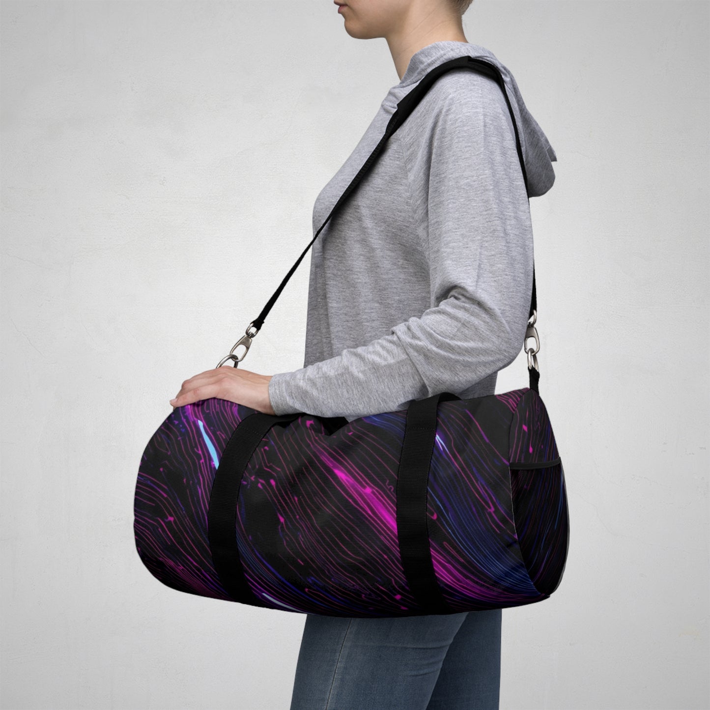 The Razzle-Dazzle Duffle Bag – One-of-a-Kind Design 🎨🔥