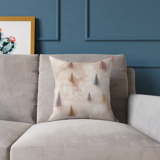 ❄️✨ Enchanted Winter Pillow – Cozy Magic for the Season ⛄🕯️