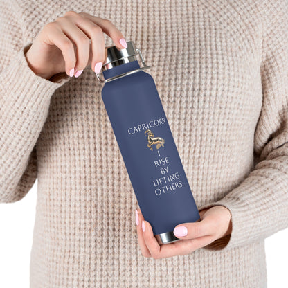 ✨🔮 Enchanted Capricorn Copper Insulated Bottle – 22oz of Temperature Magic! 🔮✨