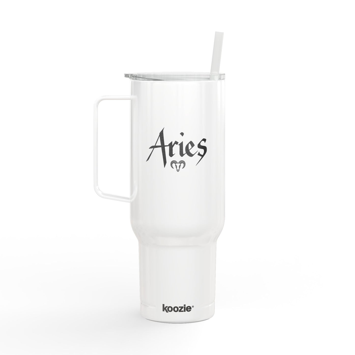 Cosmic Aries Signatures ✨ 40oz Engraved Zodiac Tumbler