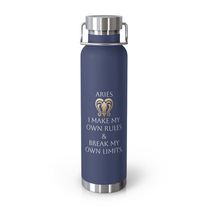 ✨🔮 Enchanted Aries Copper Insulated Bottle – 22oz of Temperature Magic! 🔮✨