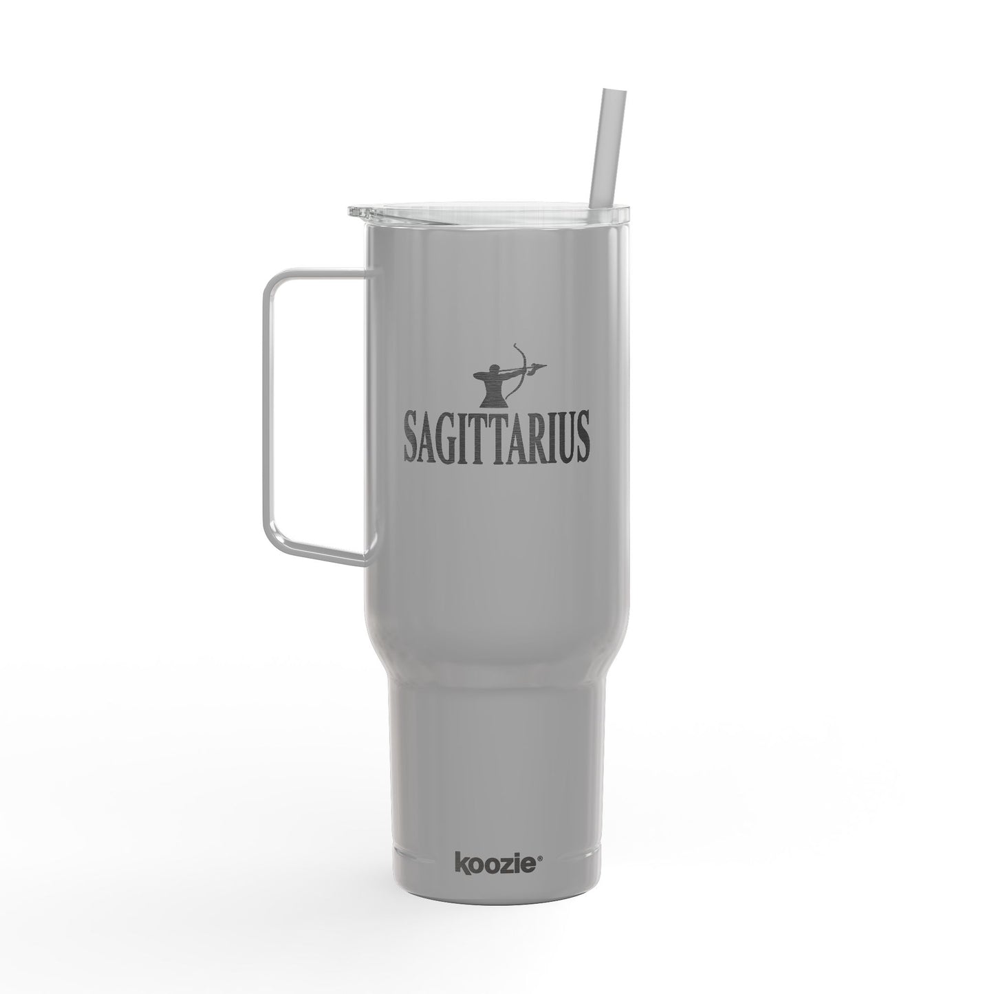 Cosmic Sagittarius Signatures ✨ 40oz Engraved Zodiac Tumbler