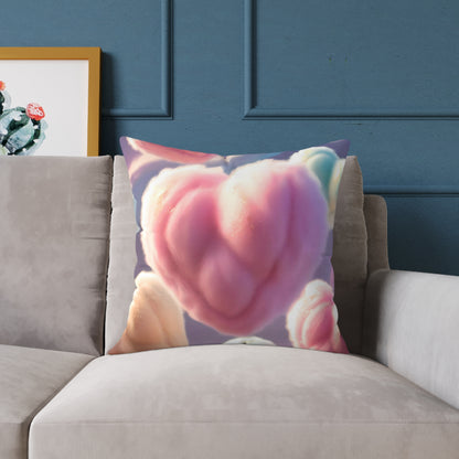 Love in Bloom: Enchanted Decorative Pillow for a Cozy Touch