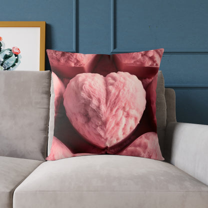 Love in Bloom: Enchanted Decorative Pillow for a Cozy Touch