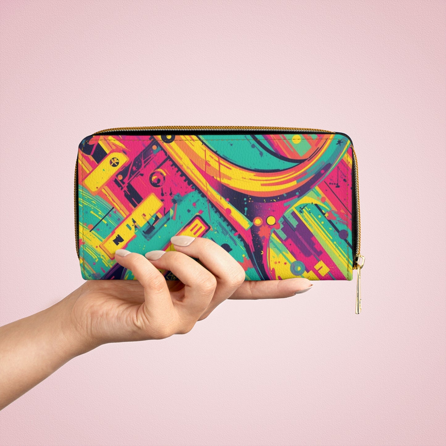 💎✨ Mystical Magic: The Enchanted Zippered Wallet of Elegance & Wonder 🔮💖🌙