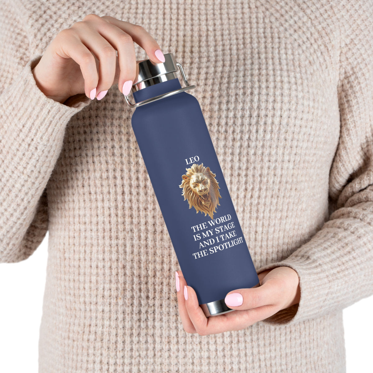 ♌ Leo Statement Bottle | The Enchanted Vessel™ Collection