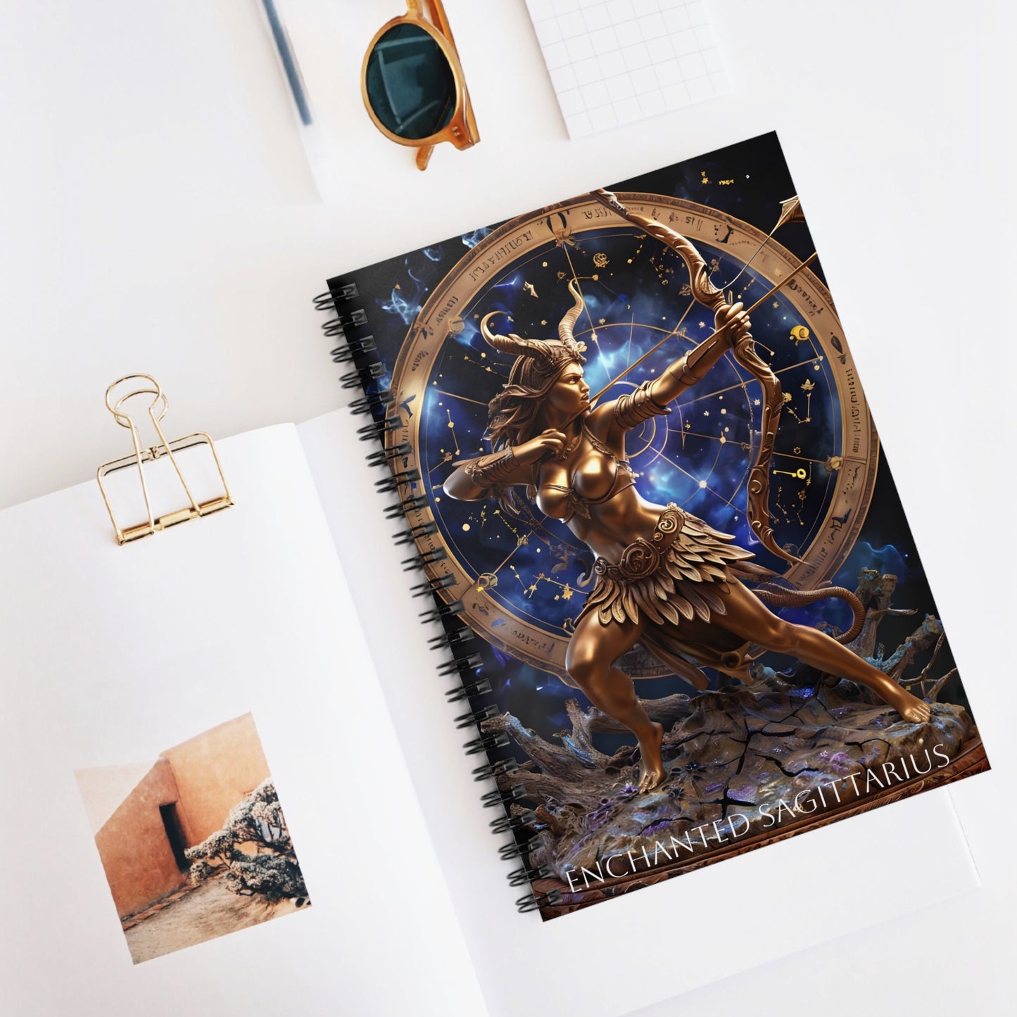 🏹✨ Enchanted Sagittarius Zodiac Journal – A Free-Spirited Notebook for Adventurous Souls & Explorers ♐📖