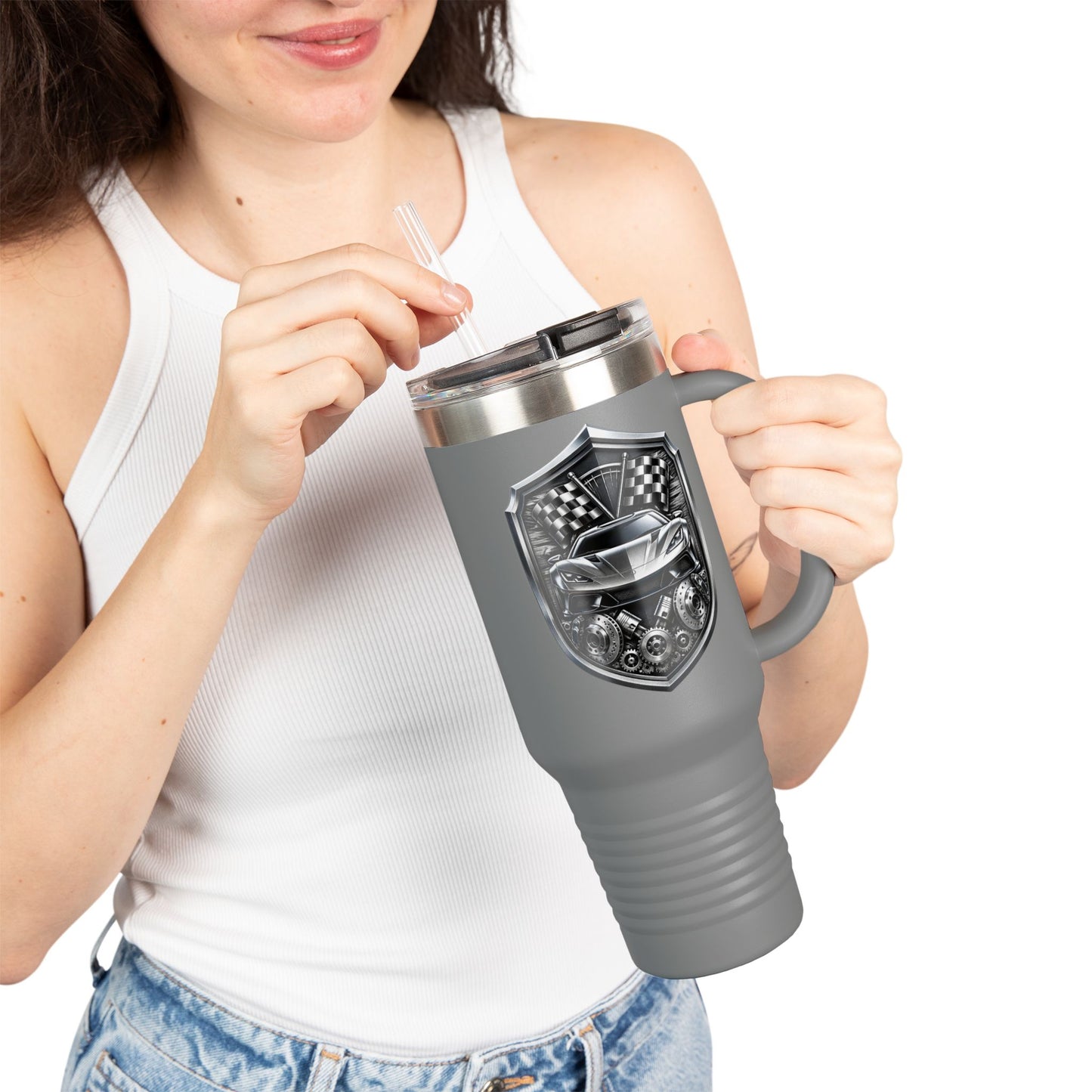 🤍 Enchanted Emblem Travel Tumbler 🤍