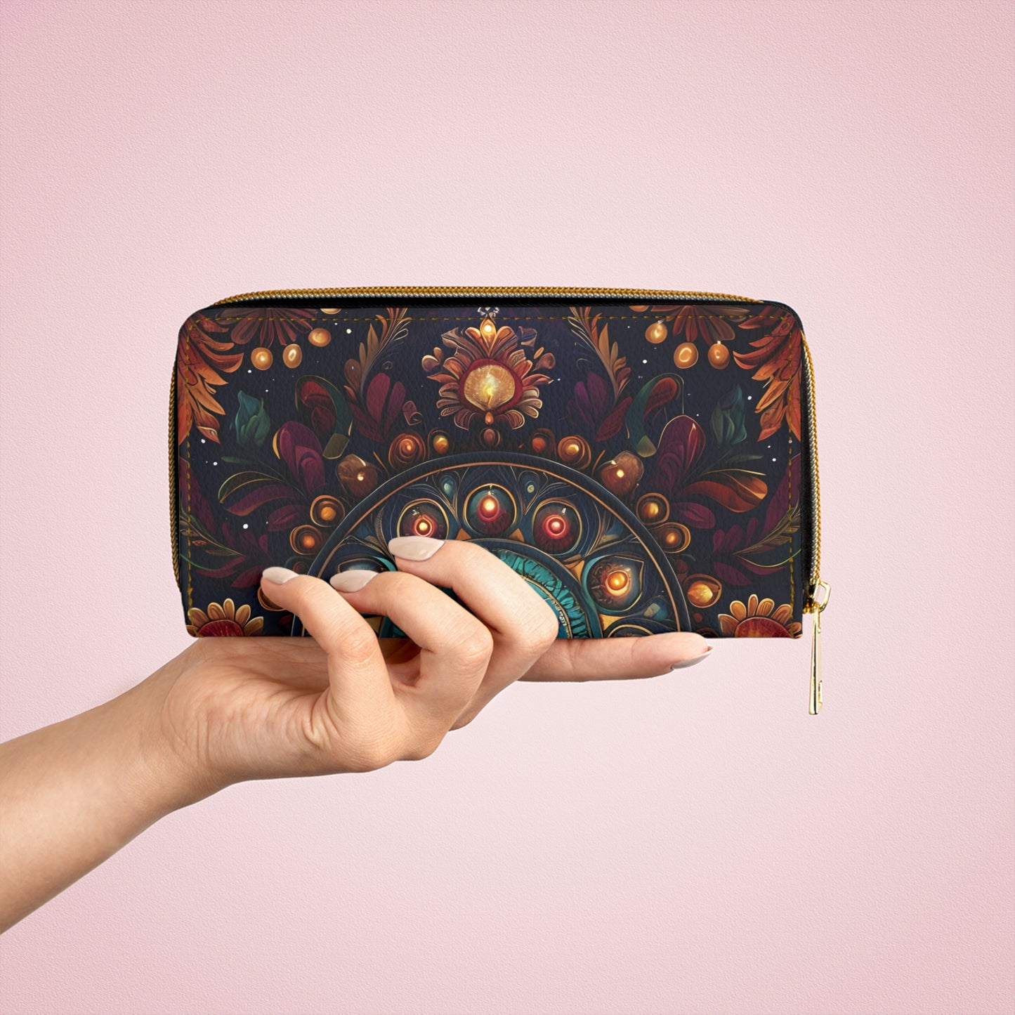 💎✨ Mystical Magic: The Enchanted Zippered Wallet of Elegance & Wonder 🔮💖🌙