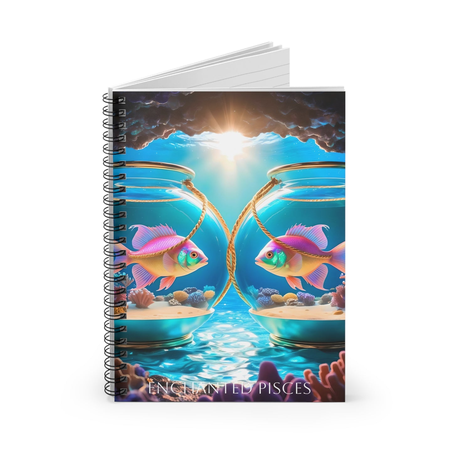 🌊✨ Enchanted Pisces Zodiac Journal – A Mystical Spiral Notebook for Dreams & Inspiration 🌙📖