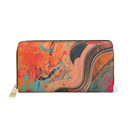 💎✨ Mystical Magic: The Enchanted Zippered Wallet of Elegance & Wonder 🔮💖🌙