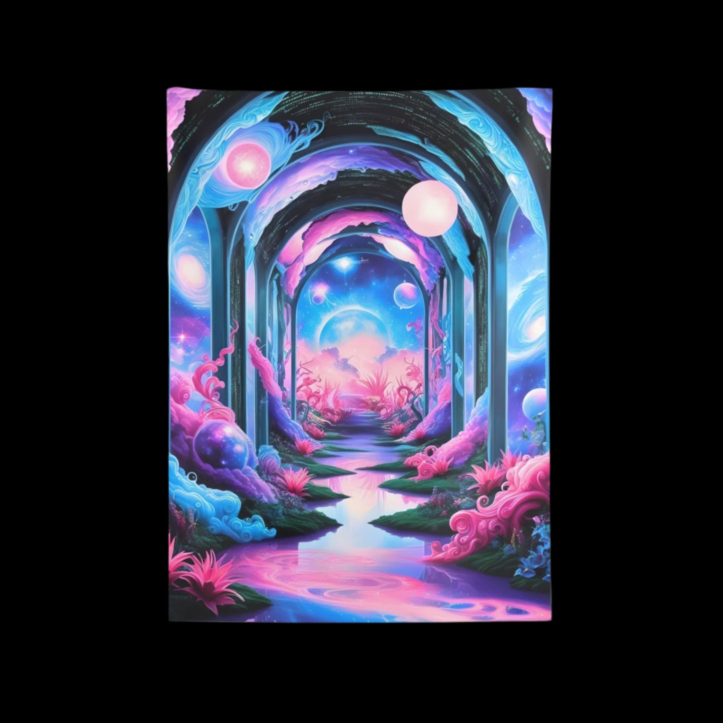 🌟✨ Mystical Aura: Enchanted Tapestry for Your Magical Wall and Captivating Photography Backdrops 📸🪄🌙