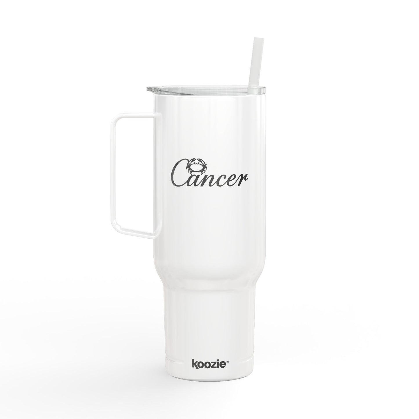 Cosmic Cancer Signatures ✨ 40oz Engraved Zodiac Tumbler