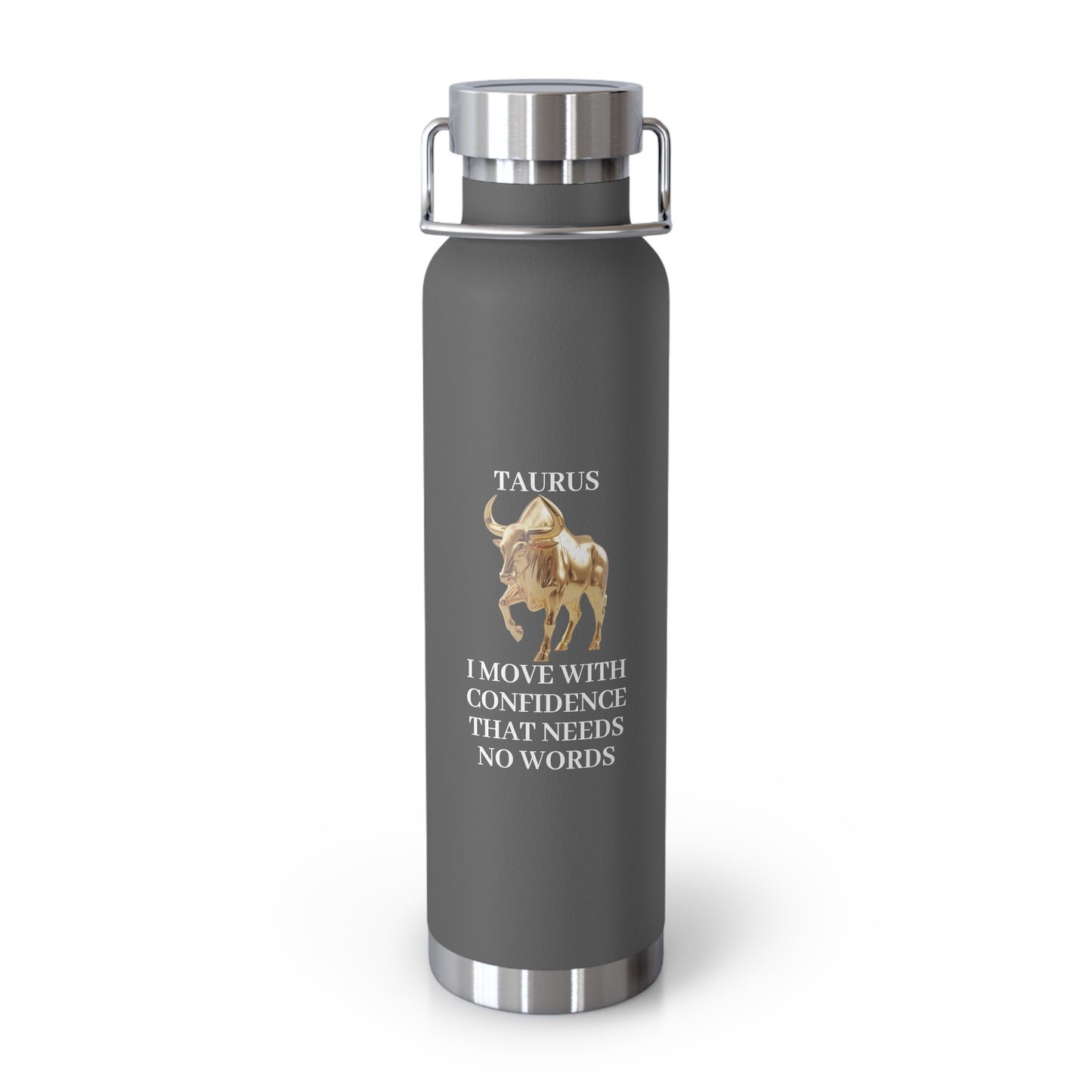 ✨🔮 Enchanted Taurus Copper Insulated Bottle – 22oz of Temperature Magic! 🔮✨