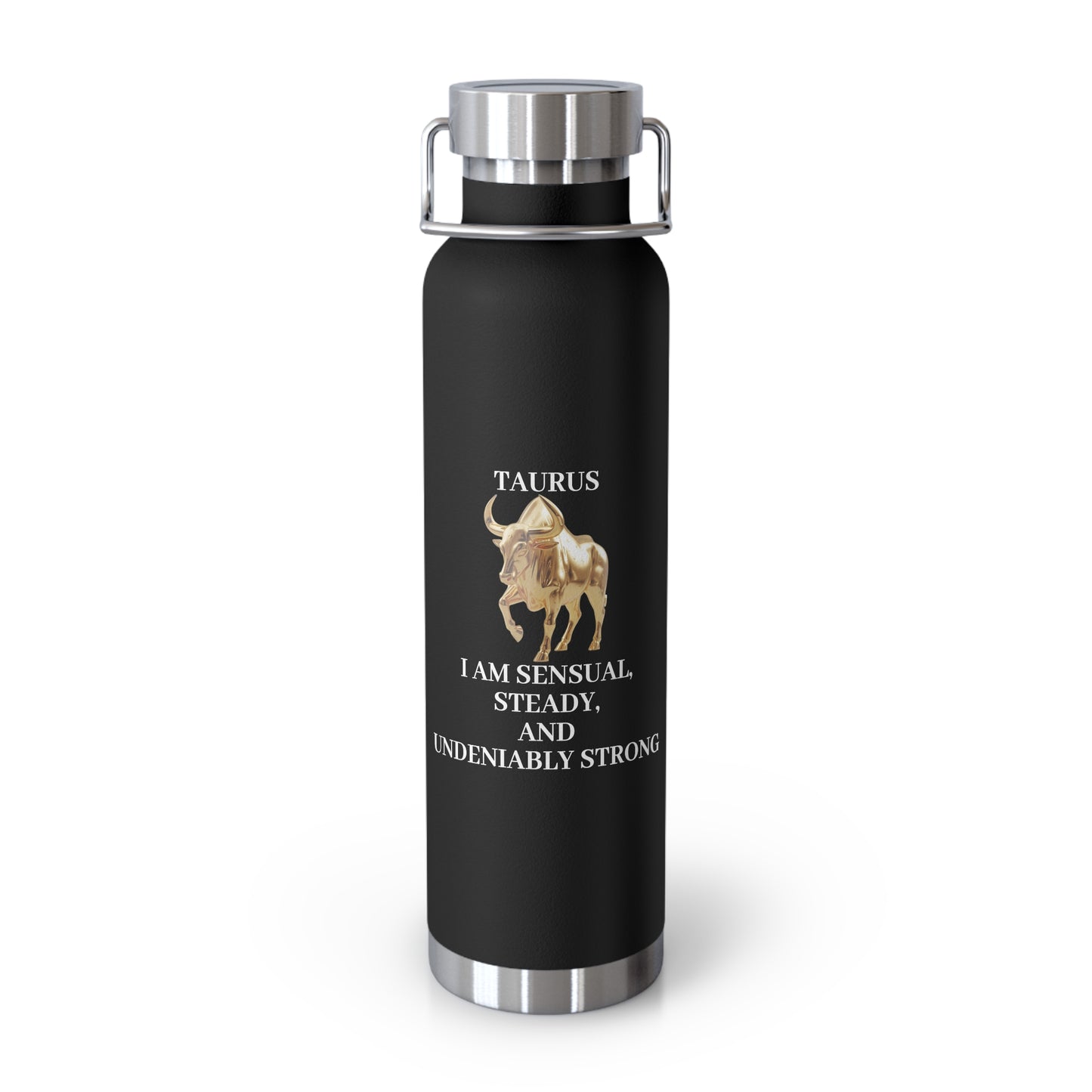 ✨🔮 Enchanted Taurus Copper Insulated Bottle – 22oz of Temperature Magic! 🔮✨