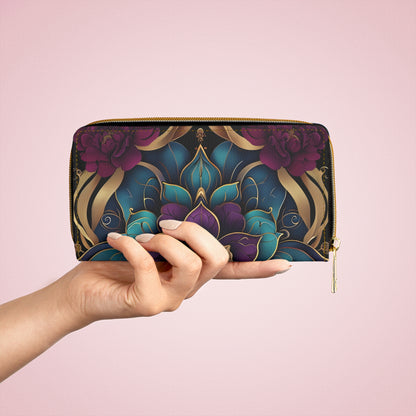 💎✨ Mystical Magic: The Enchanted Zippered Wallet of Elegance & Wonder 🔮💖🌙