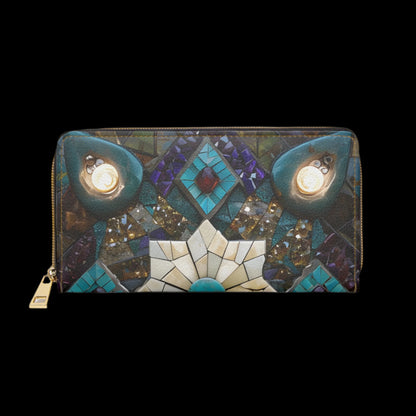 💎✨ Mystical Magic: The Enchanted Zippered Wallet of Elegance & Wonder 🔮💖🌙