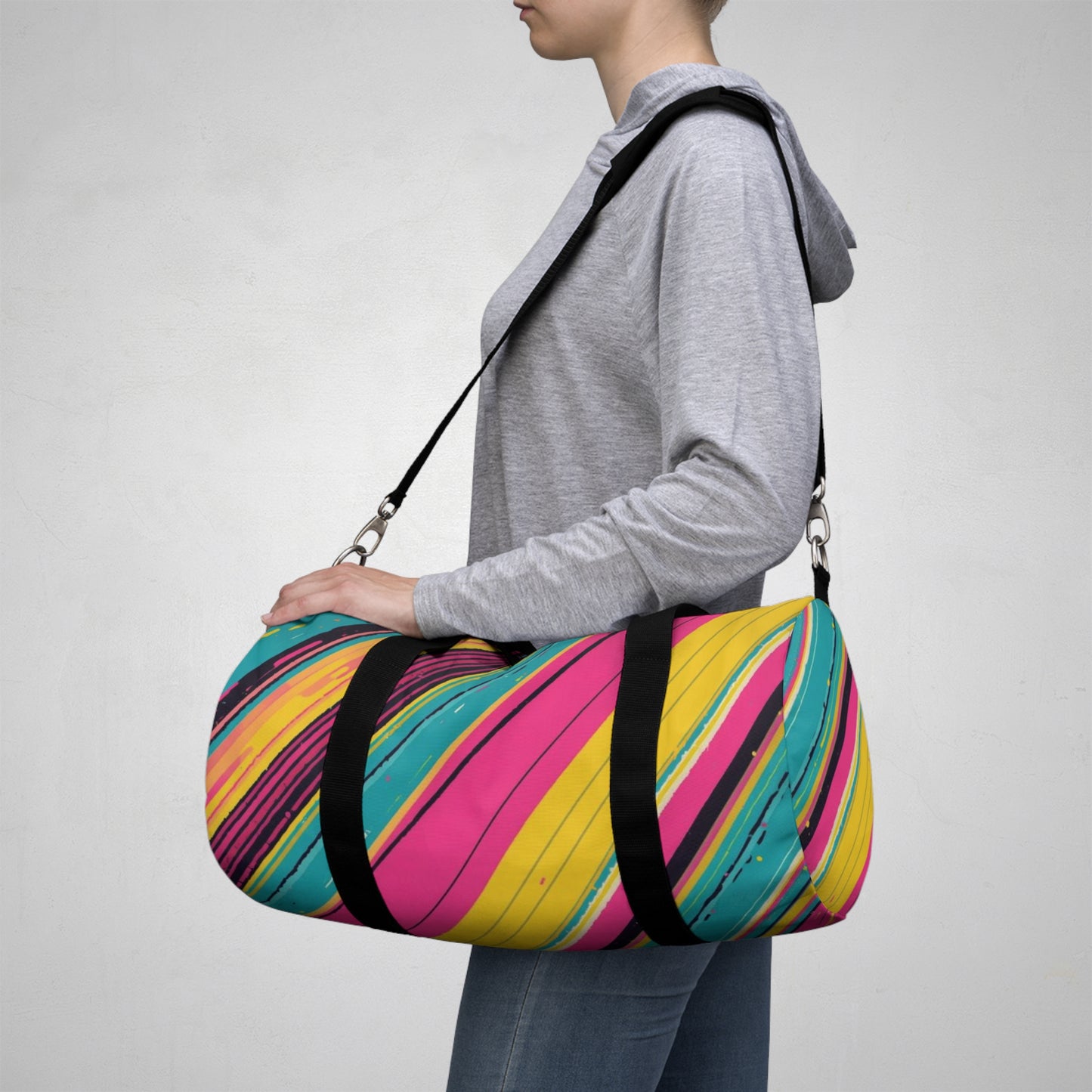 The Razzle-Dazzle Duffle Bag – One-of-a-Kind Design 🎨🔥