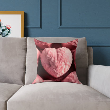 Love in Bloom: Enchanted Decorative Pillow for a Cozy Touch