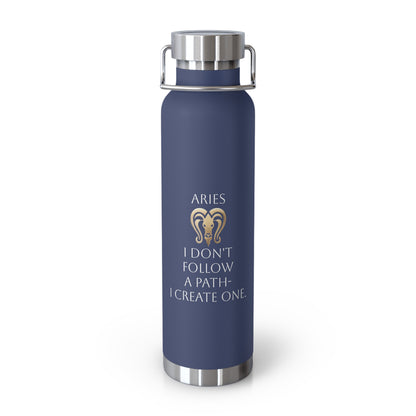 ✨🔮 Enchanted Aries Copper Insulated Bottle – 22oz of Temperature Magic! 🔮✨