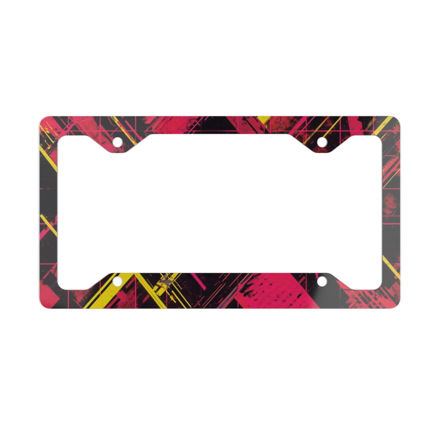 ✨🚗 The Enchanted Drive: Glossed Glory License Plate Frame – Luxury Custom Metal Accent 💎🌙